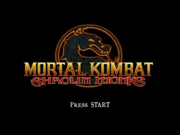 Mortal Kombat Shaolin Monks (USA) screen shot title